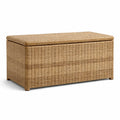 Aufbewahrungsbank Rechteckig Rattan Natur 120 x 60 x 45 cm