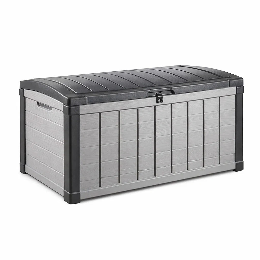 Kunststoff Aufbewahrungsbox 270L Grau/Schwarz