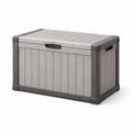 Kunststoff-Aufbewahrungsbox Kunststoff Grau 117x45x57 cm