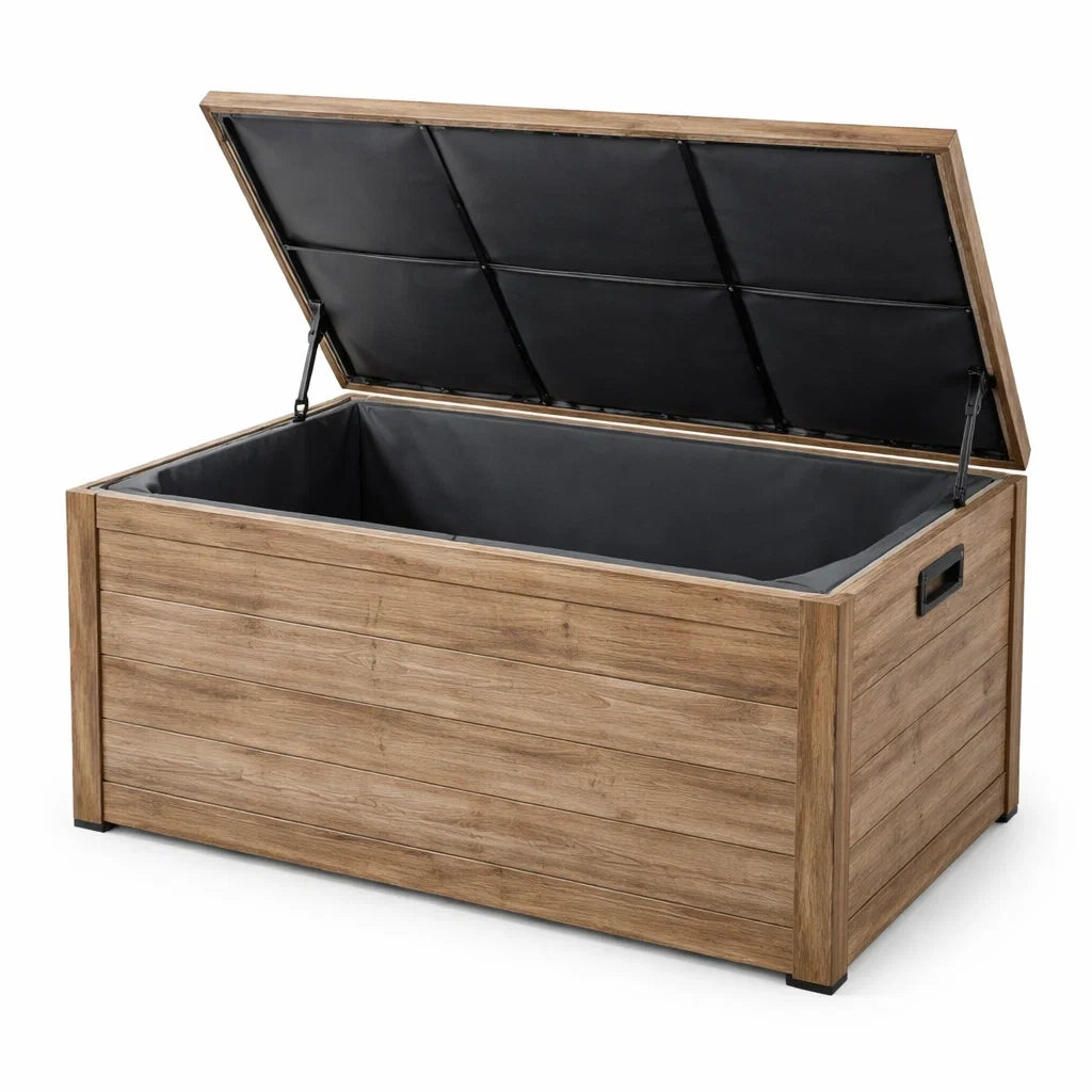 Garten Aufbewahrungsbox Akazienholz 120x50x60cm Braun