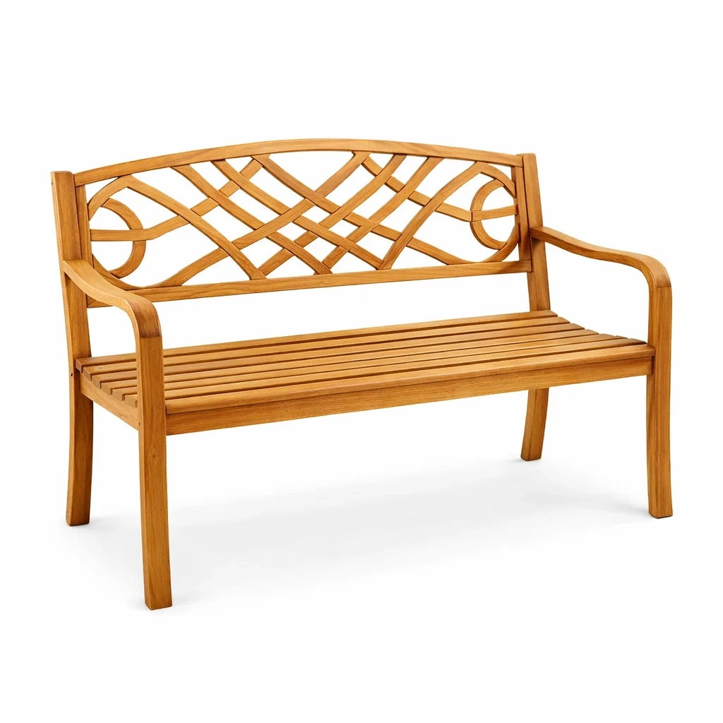 Teakholz Gartenbank 120 cm Braun