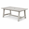 Gartentisch aus Holz Grau 200x100x76 cm