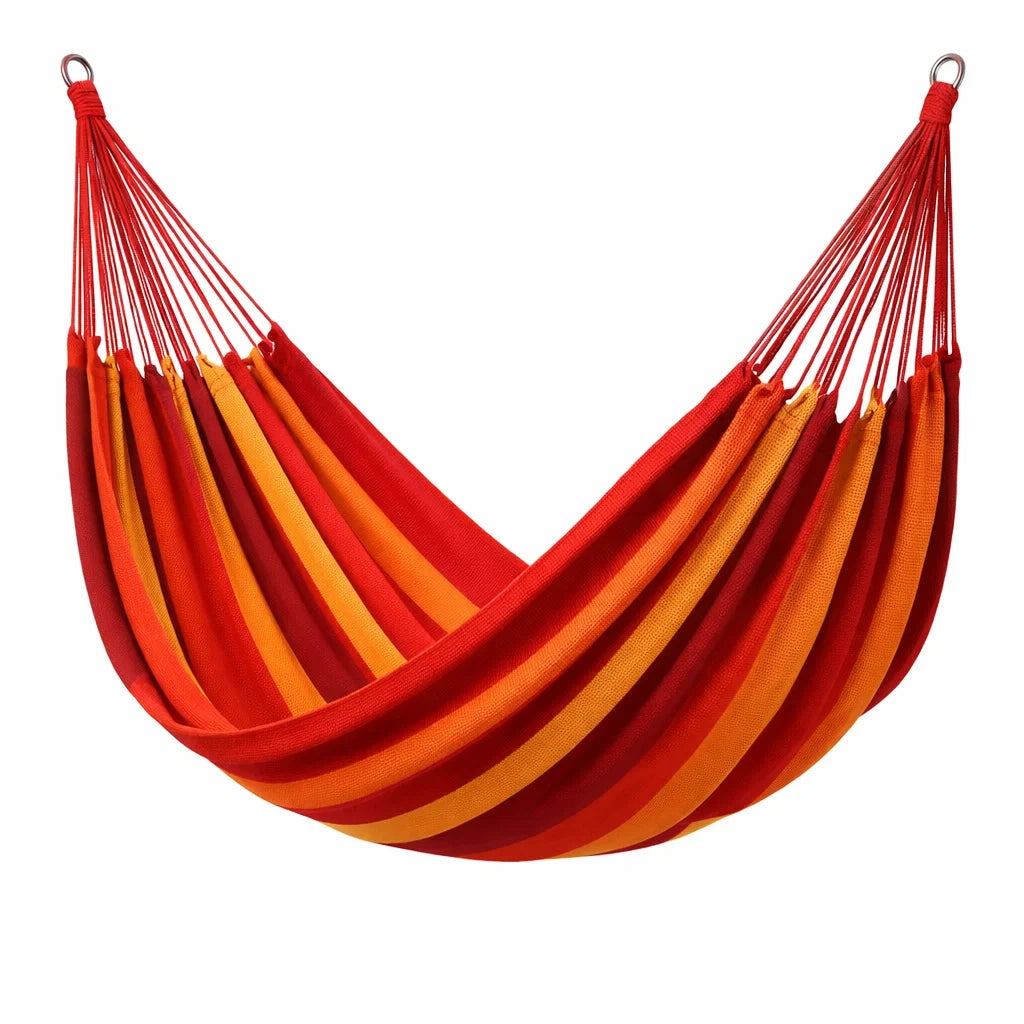 Hängematte Baumwolle 200x150cm Rot/Orange